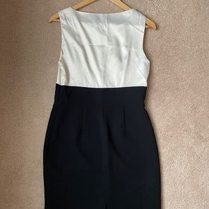 White/black Calvin Klein dress